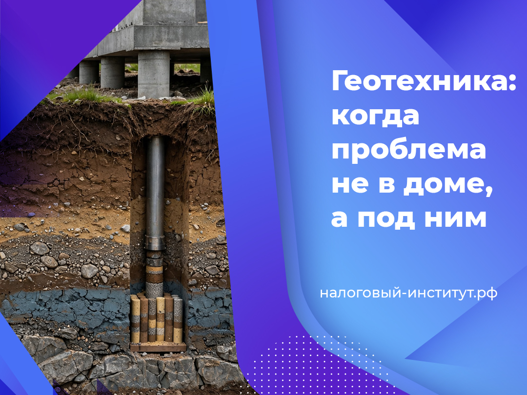 Геотехника: когда проблема не в доме, а под ним